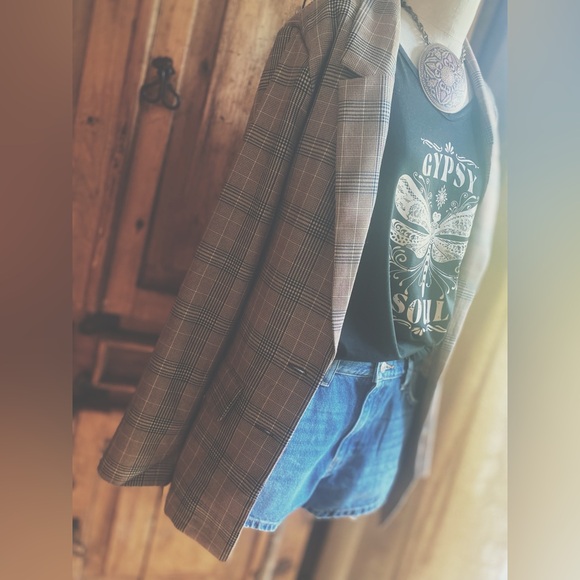 Blazer Single Breasted Plaid - Picture 12 of 12